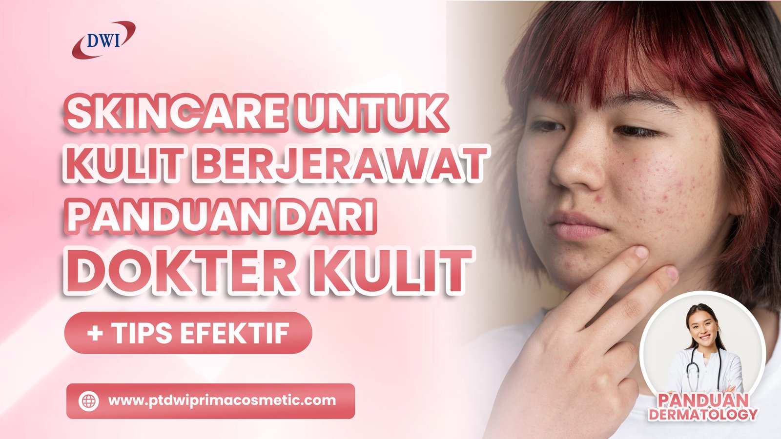 skincare untuk kulit berjerawat dengan pembersih lembut