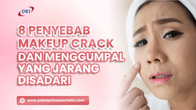 penyebab makeup crack dan menggumpal